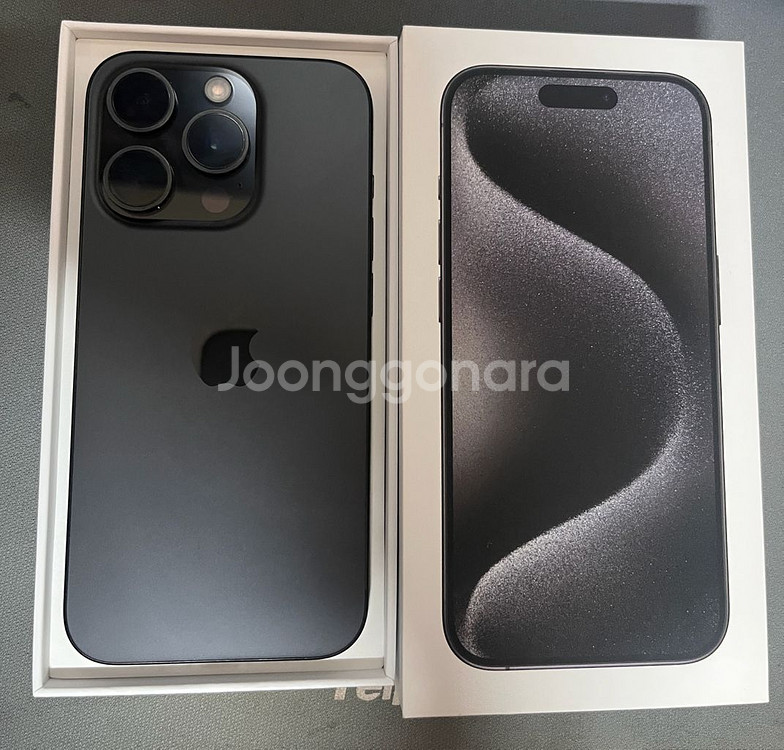 아이폰 15프로 1테라 블랙--0