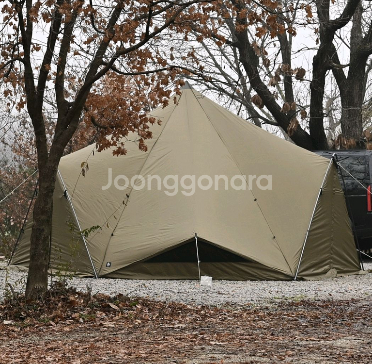 제인아츠 제쿠L 캠핑텐트 / 3면 스모그우레탄창--0