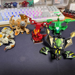 슈팅바쿠간 헬릭스 드래고노이드 외4종