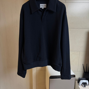 [새제품] 솔리드옴므 23ss 테리 오픈카라 셔츠