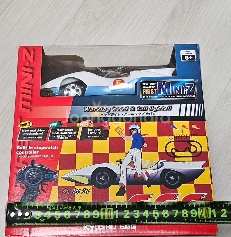 미개봉!교쇼 퍼스트 미니지 달려라번개호!!마하호 알씨카 rc car- 헤드라이트와 테일라이트가 작동해요--0