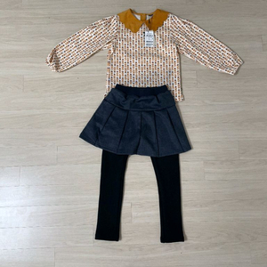 여아 기모 상하복 세트 130