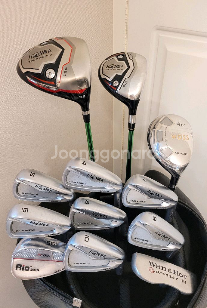 + 혼마 + 남성용 골프채 풀세트--1
