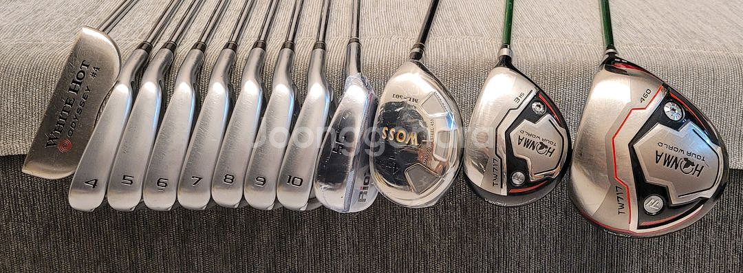 + 혼마 + 남성용 골프채 풀세트--3