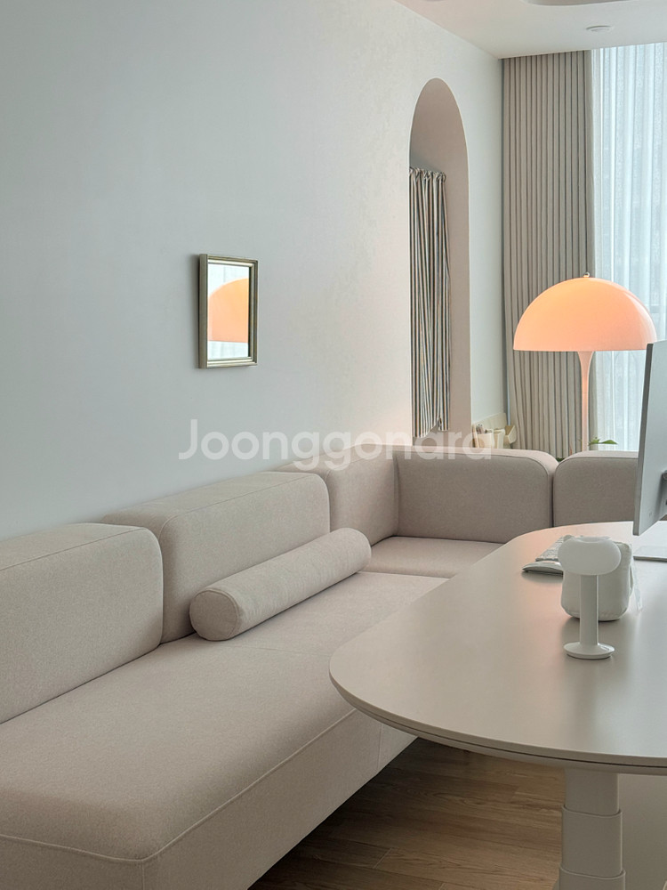 한샘 리브업 벤치 세트 패브릭소파 소파 (거의새것)--2