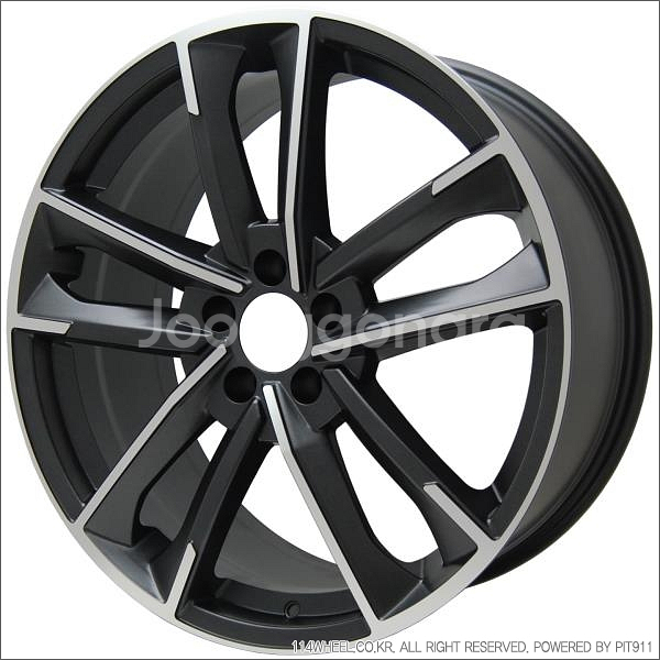 20인치 아우디 RS7 st 무광건메탈폴리쉬 신품휠 1대분 PCD112 9.0J +30--0