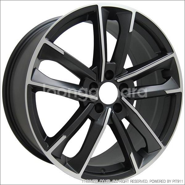 20인치 아우디 RS7 st 무광건메탈폴리쉬 신품휠 1대분 PCD112 9.0J +30--1