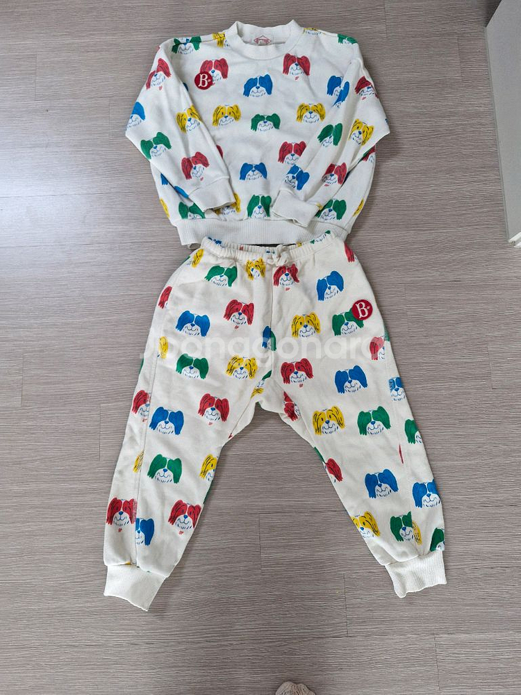 베베드피노 강아지 세트 상하복 120--0