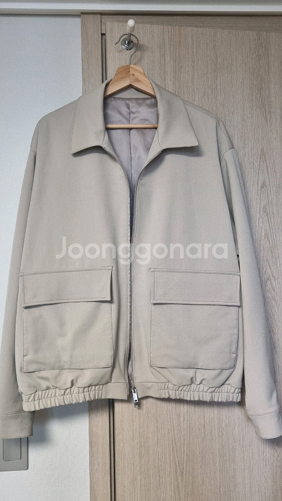 뮤신사 스탠다드 코튼 봄버 자켓--0