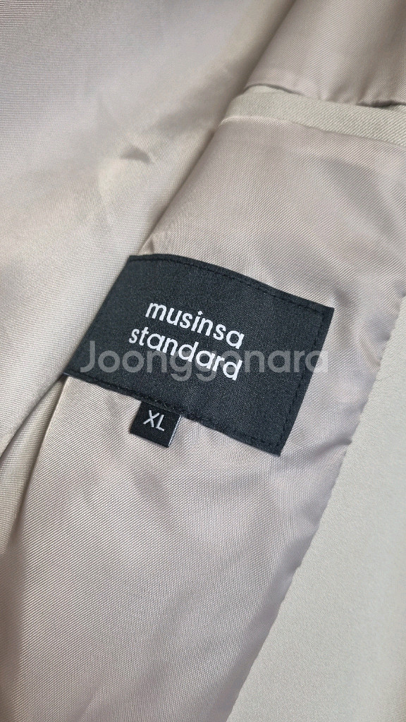 뮤신사 스탠다드 코튼 봄버 자켓--1