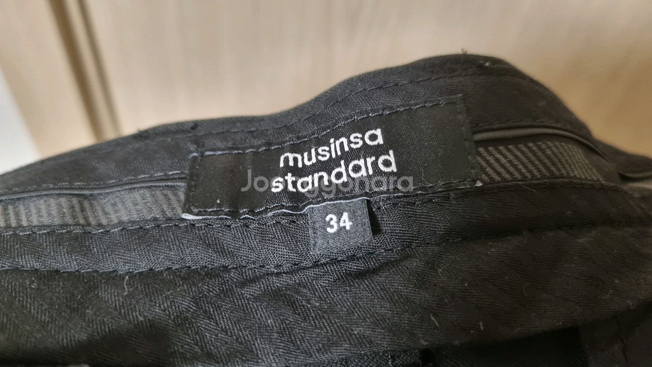 뮤신사 스탠다드 코튼 봄버 자켓--7