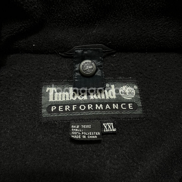 팀버랜드 트리 로고 후리스 플리스 집업자켓 [블랙] 2XL/110--4