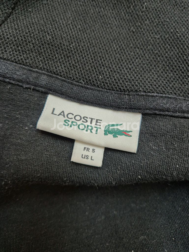 라코스테 블랙 스포츠 후드 집업입니다. FR 5, US L 사이즈로 100-105 입으시는 분께 추천드려요. 가슴팍--2