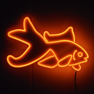 네온사인 금붕어 골드피쉬 led 조명