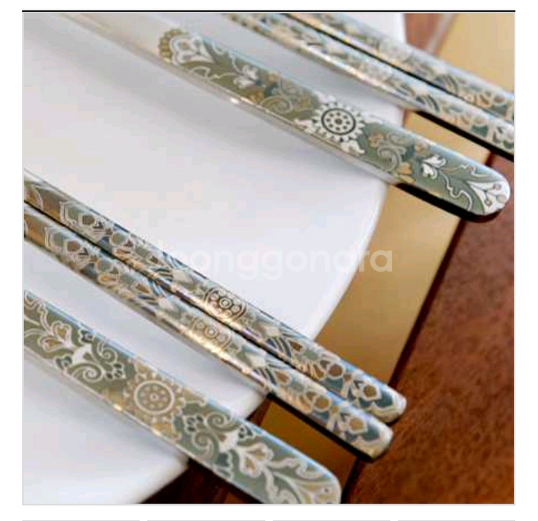 국립중앙박물관 굿즈 보상화 수저세트--3