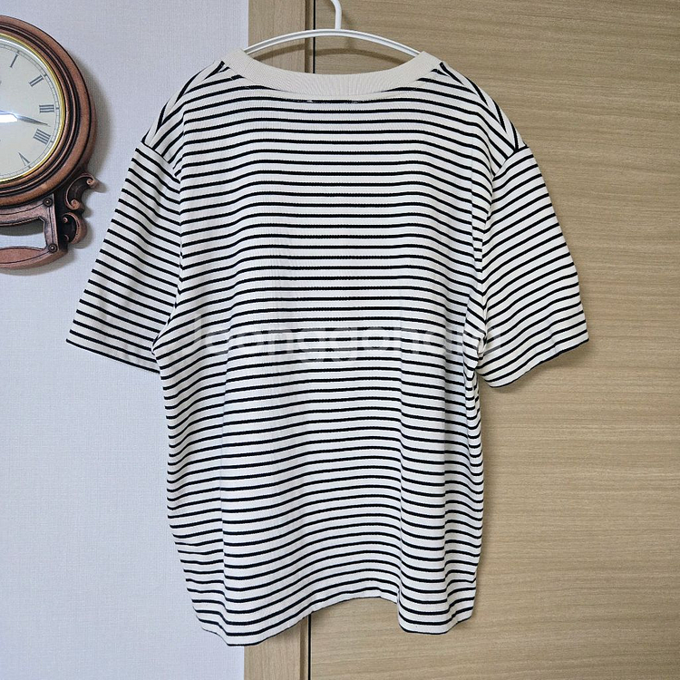 COS 코스 클린컷 스트라이프 반팔 티셔츠--2