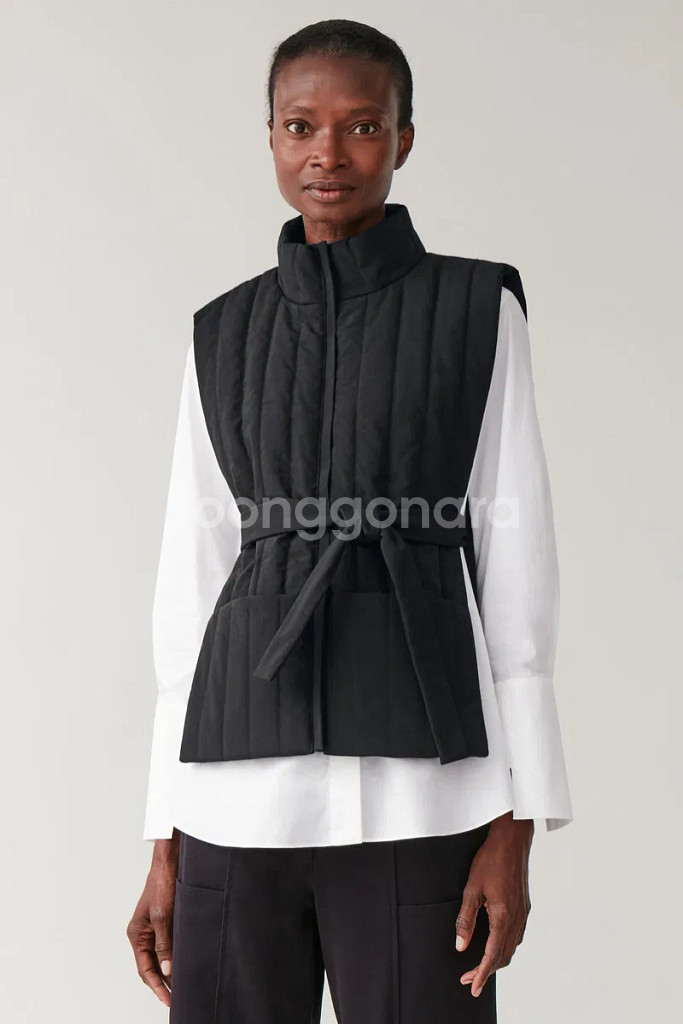 COS 코스 집업 푸퍼 베스트--0