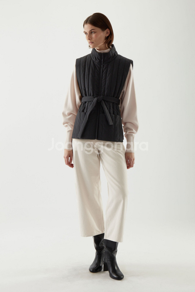 COS 코스 집업 푸퍼 베스트--8