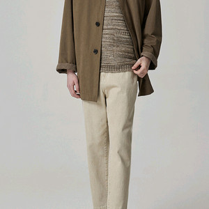 커스텀멜로우 디테처블 코트, 블랙, 카키베이지 각각