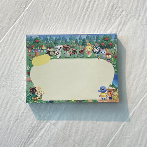 모여봐요 동물의 숲 떡메모지