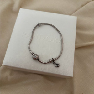 판도라 팔찌 참1개 스토퍼2개