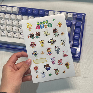 모여봐요 동물의 숲 칼선 스티커