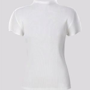 이세이미야케 플리츠플리즈 탑 미스트 베이직 탑 화이트