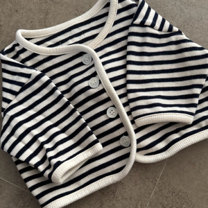 베이비 스튜디오 스트라이프 니트 가디건