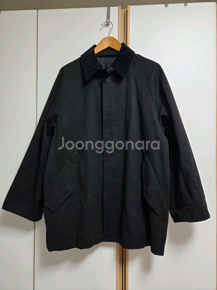 커스텀멜로우 디테처블 코트, 블랙, 카키베이지 각각--11