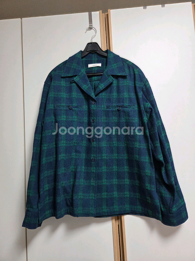 문달 체크 셔켓--1