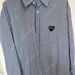 꼼데가르송 스트라이프 셔츠 팝니다.