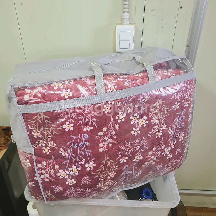 아델리아 꽃무늬 극세사--0