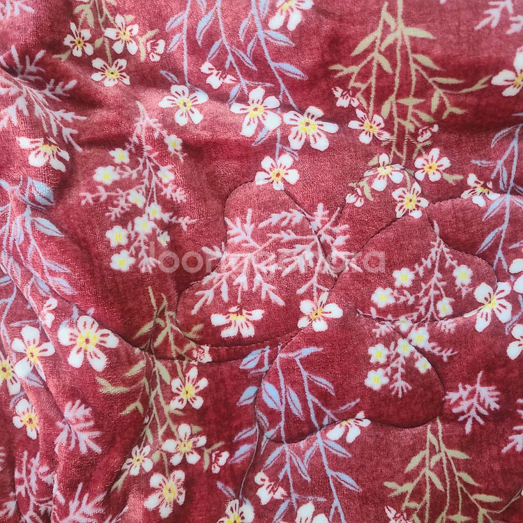 아델리아 꽃무늬 극세사--4