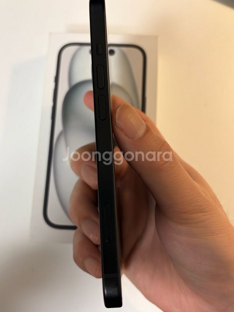아이폰 15 블랙 128g--2