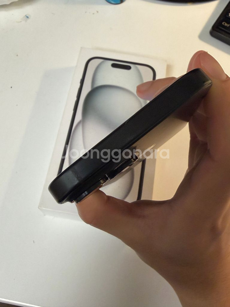 아이폰 15 블랙 128g--6