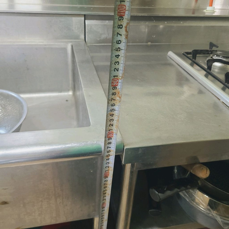 업소용 스테인리스 싱크대 및 가스렌지,다이 이미지