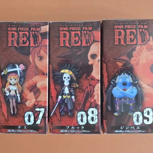 원피스 월콜 필름레드 2탄 피규어 미개봉 5종 금고