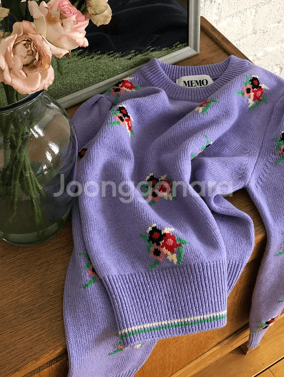 MEMO(메모오피셜) knit wear 'Bouquet'--3