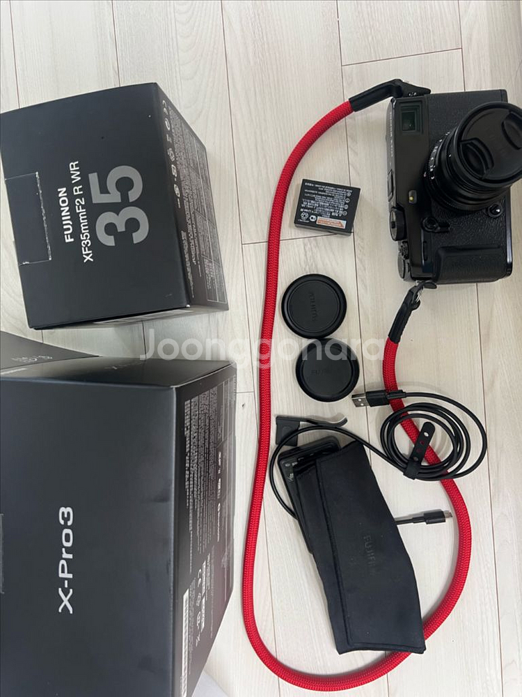 후지 X-PRO3 블랙 렌즈x 교환가능--0