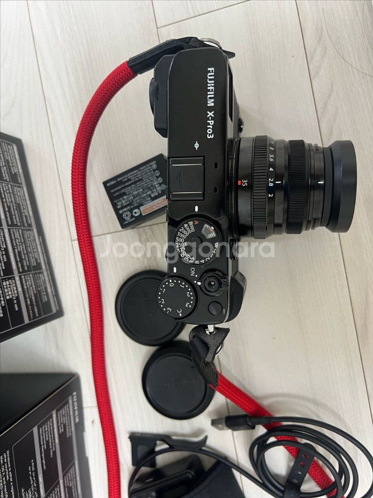 후지 X-PRO3 블랙 렌즈x 교환가능--2