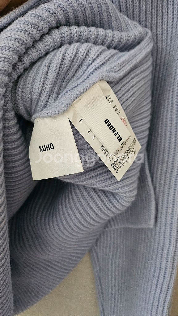 (정품) 구호 캐시미어 터틀넥 니트(새상품)--8