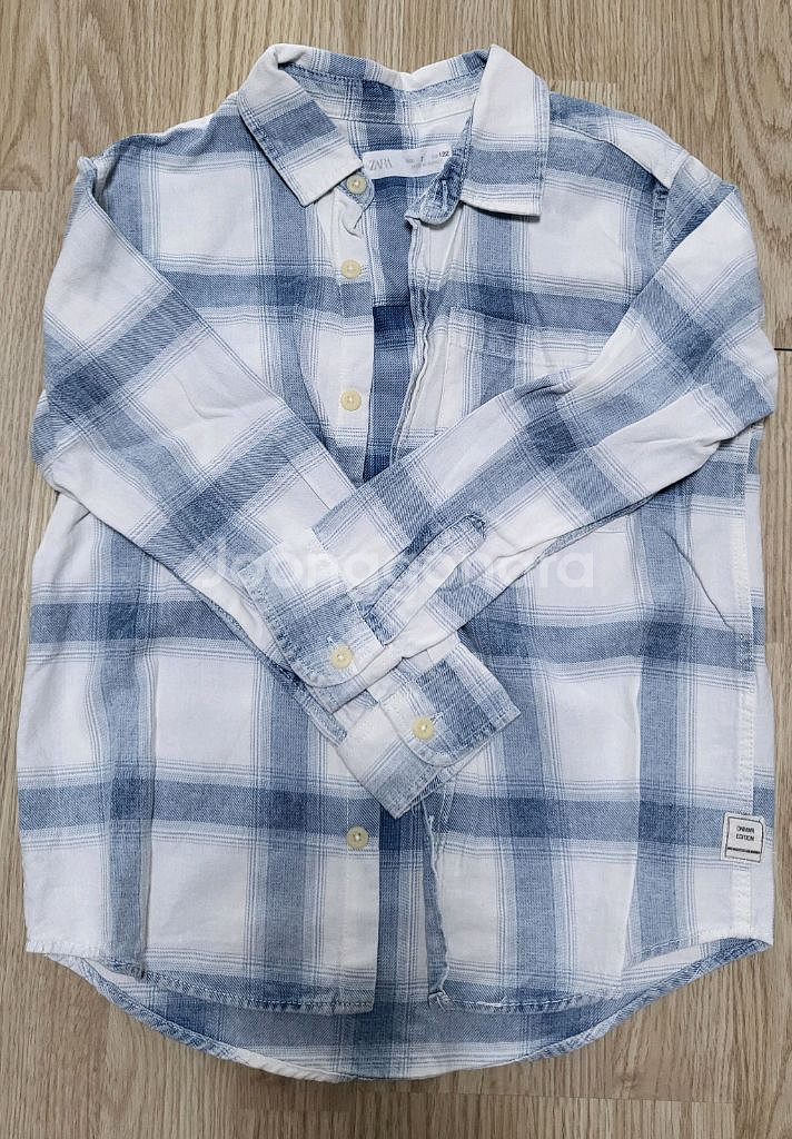 자라키즈 6세 7세 패딩 바지 셔츠 일괄--1