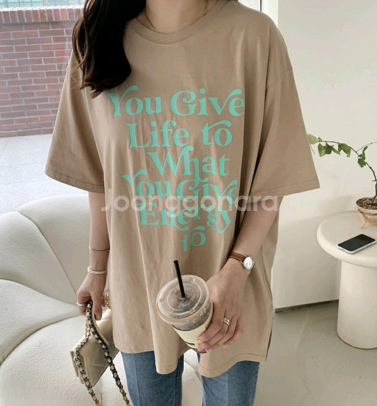 르꼬르망 박스 티셔츠 새상품--0