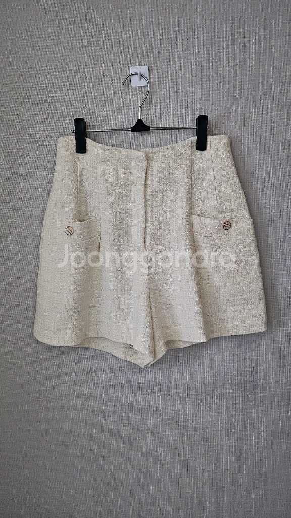 산드로 하이라이즈 트위드 쇼츠--3