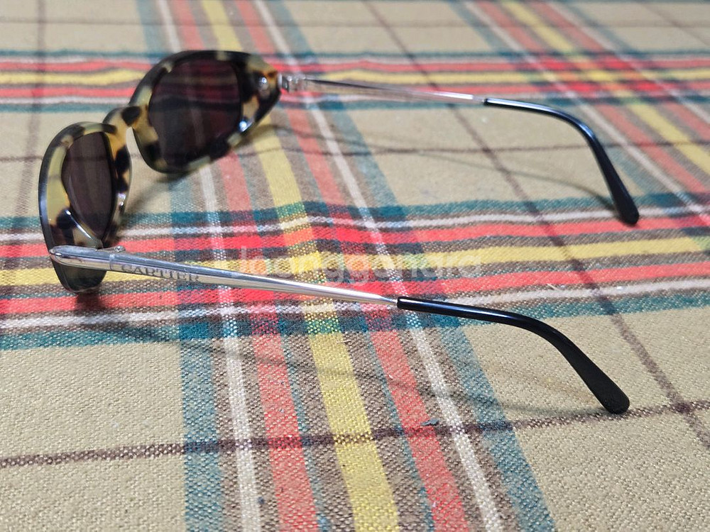 카르티에 130사이즈 뿔테 선글라스--2