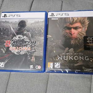 ps5 검은오공미개봉+진삼국무쌍오리진 팝니다