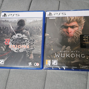 ps5 검은오공미개봉+진삼국무쌍오리진 팝니다