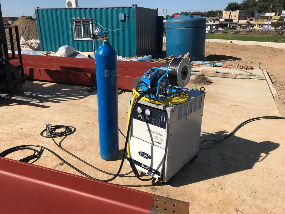 중고 효성CO2용접기세트600A/ 중고용접기--9