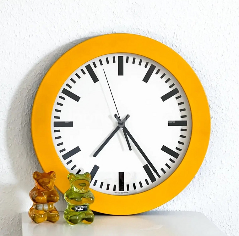 [ONE] 80s 융한스 JUNGHANS 벽시계--0