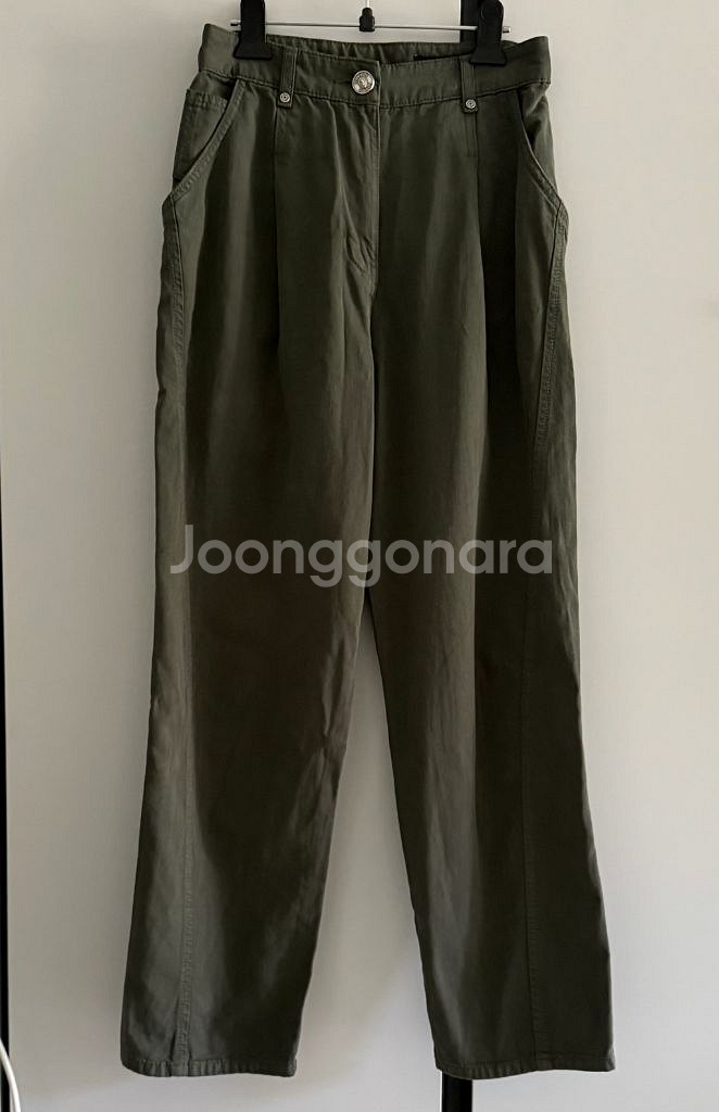 한섬 22 타임 백 포켓 팬츠 랑방 마인 시스템 sjsj--3